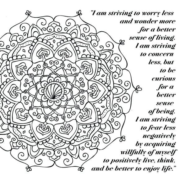 Colorful Positivity: Empower your life & Soothe your soul Coloring Book - Picture 13 of 16